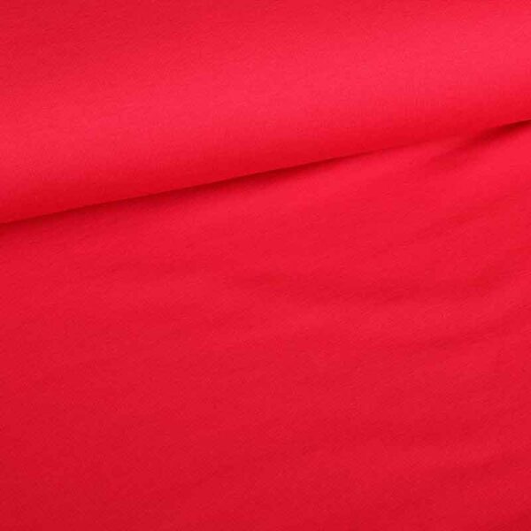 Tissu French Terry rouge