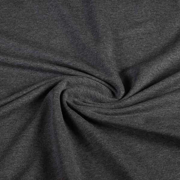 Tissu French Terry anthracite chiné