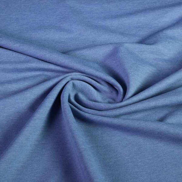 Tissu French Terry jeans chiné