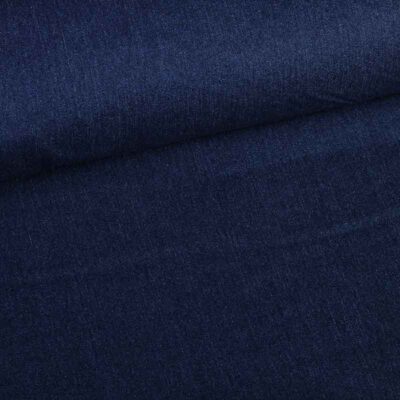 Tissu denim bleu foncé