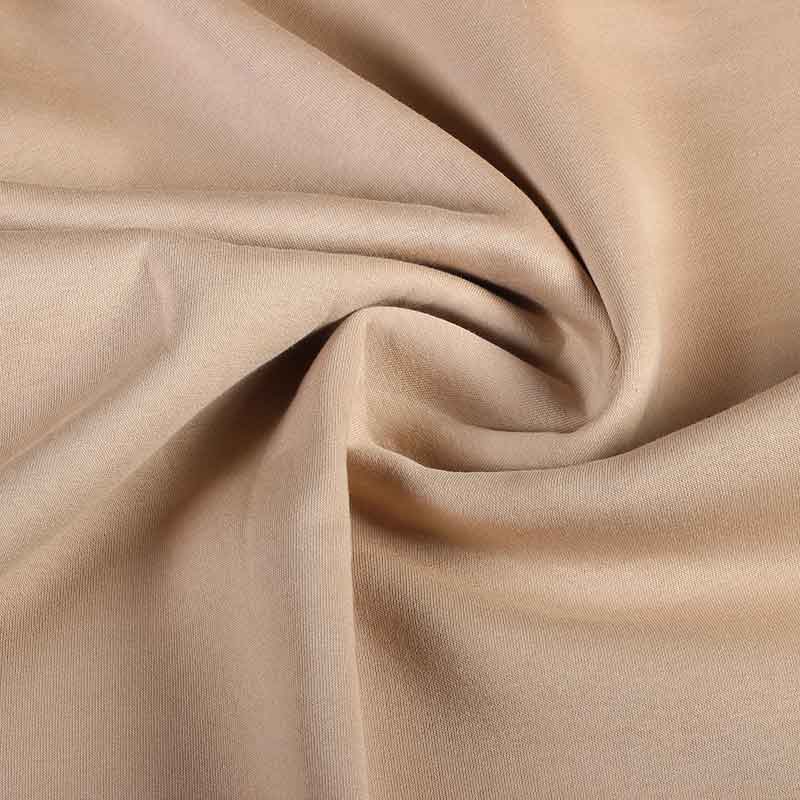 Tissu jogging sweat brossé beige