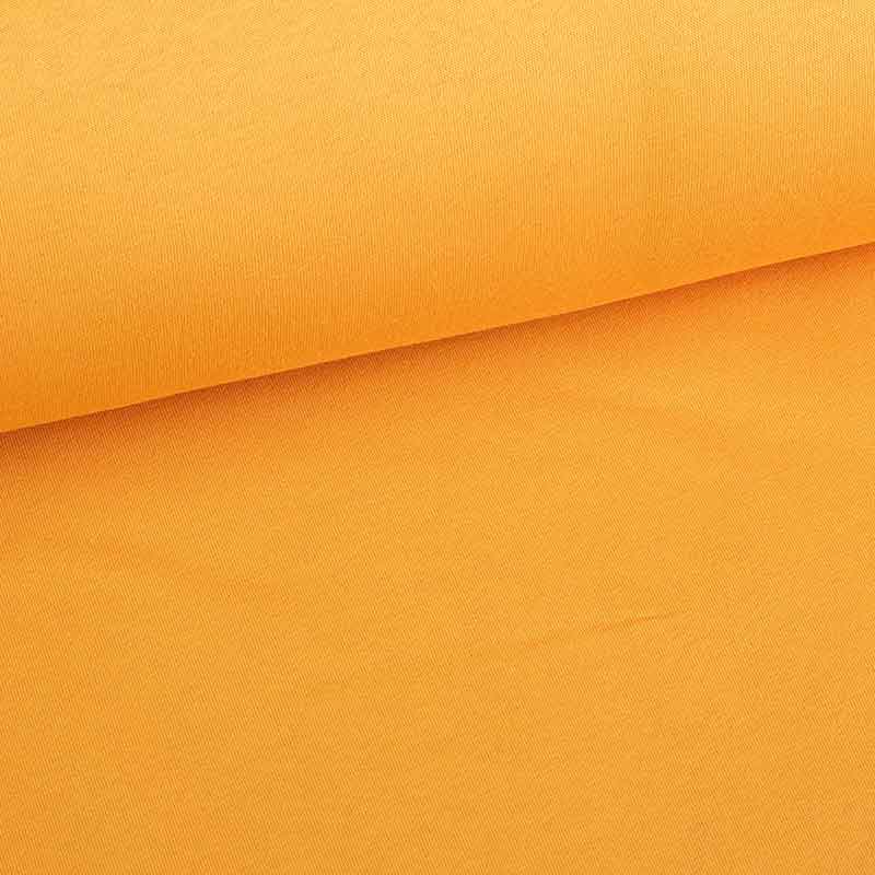 Tissu jogging sweat brossé ocre