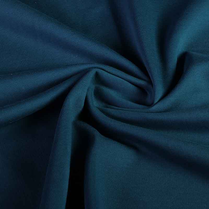 Tissu jogging sweat brossé pétrole