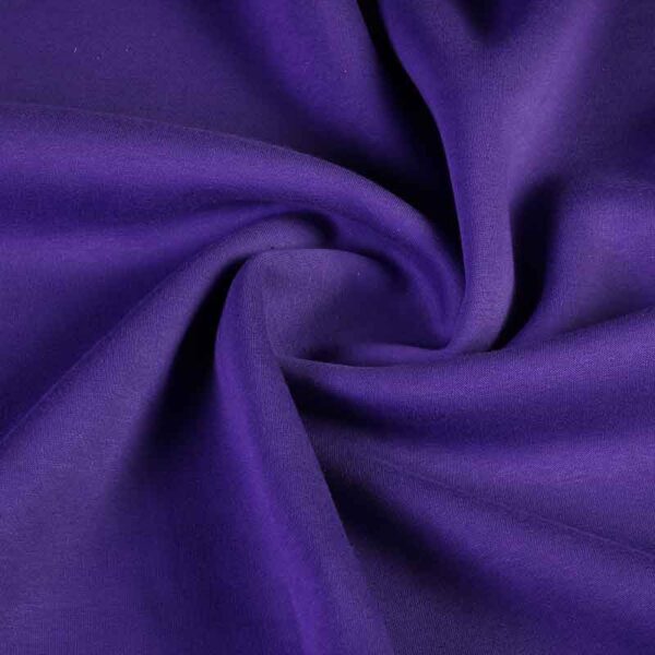 Tissu jogging sweat brossé violet