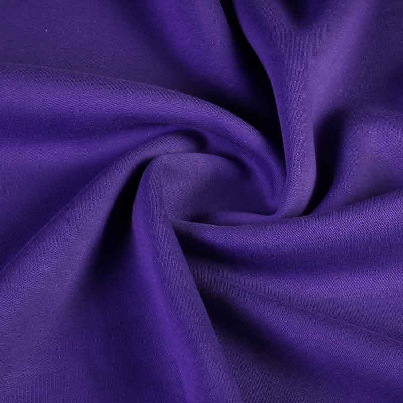 Tissu jogging sweat brossé violet