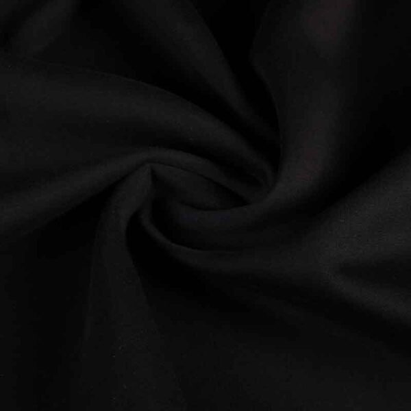 Tissu sweat jogging brossé noir