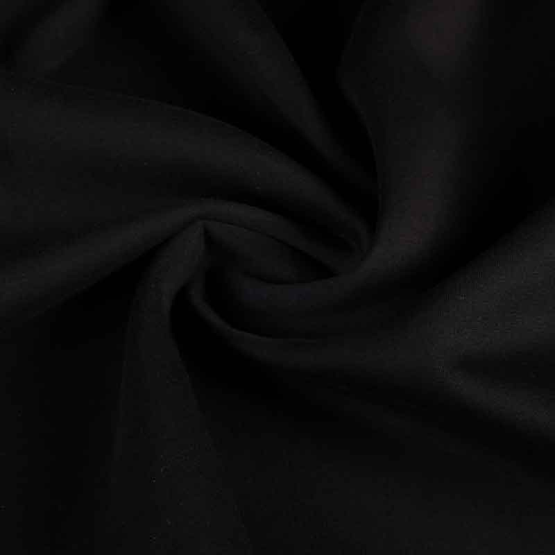 Tissu sweat jogging brossé noir