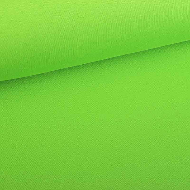 Tissu sweat jogging brossé lime