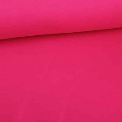 Tissu jogging sweat brossé fuchsia foncé