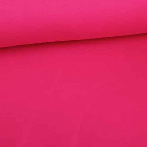 Tissu jogging sweat brossé fuchsia foncé