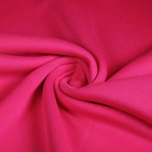 Tissu jogging sweat brossé fuchsia foncé