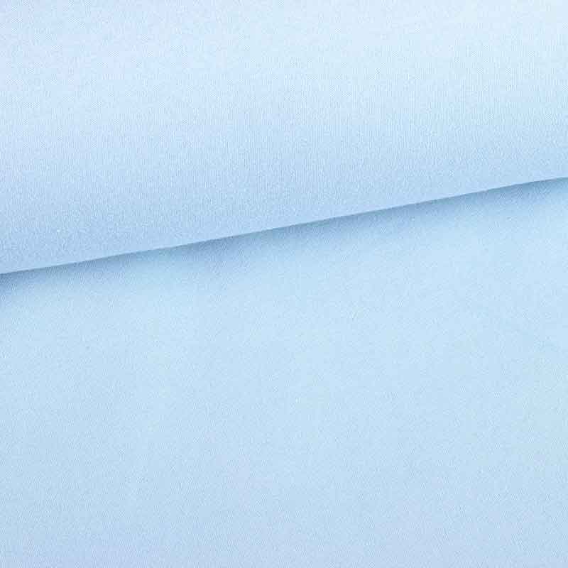 Tissu jogging sweat brossé bleu clair