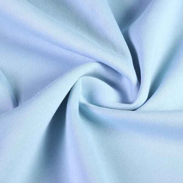 Tissu jogging sweat brossé bleu clair
