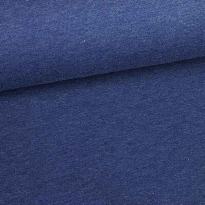 Tissu jogging sweat bleu jean foncé