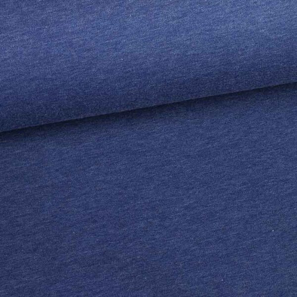 Tissu jogging sweat bleu jean foncé