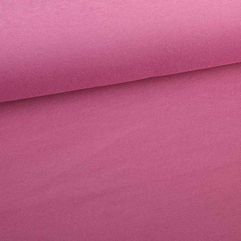 Tissu jogging sweat brossé violet clair