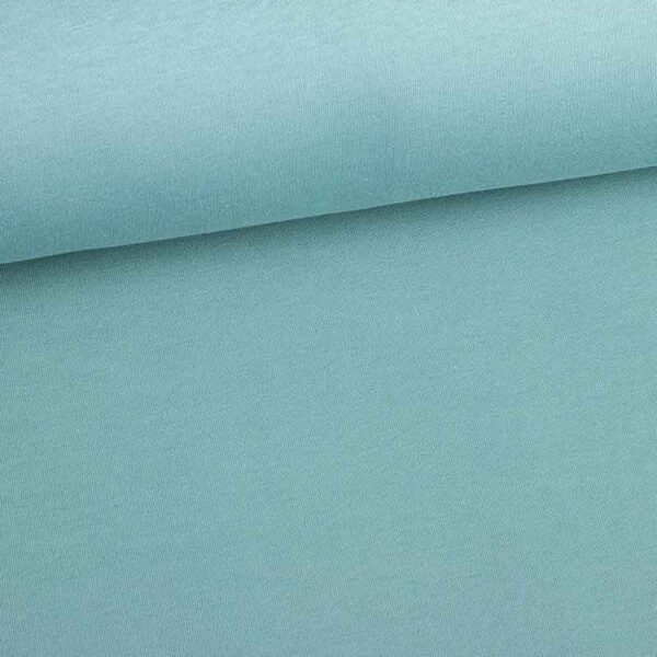 Tissu sweat jogging brossé vert ancien