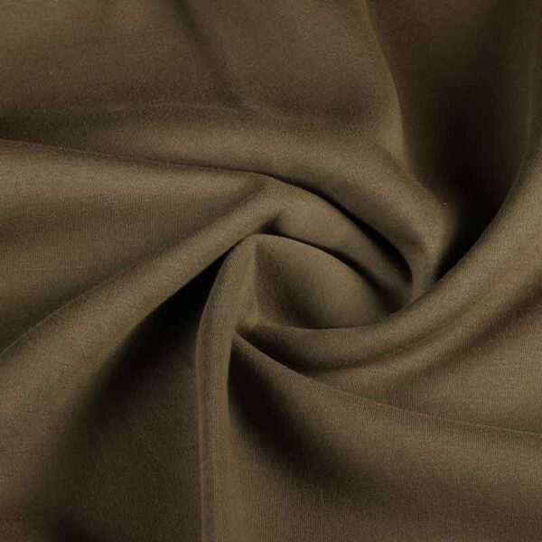 Tissu jogging sweat brossé army