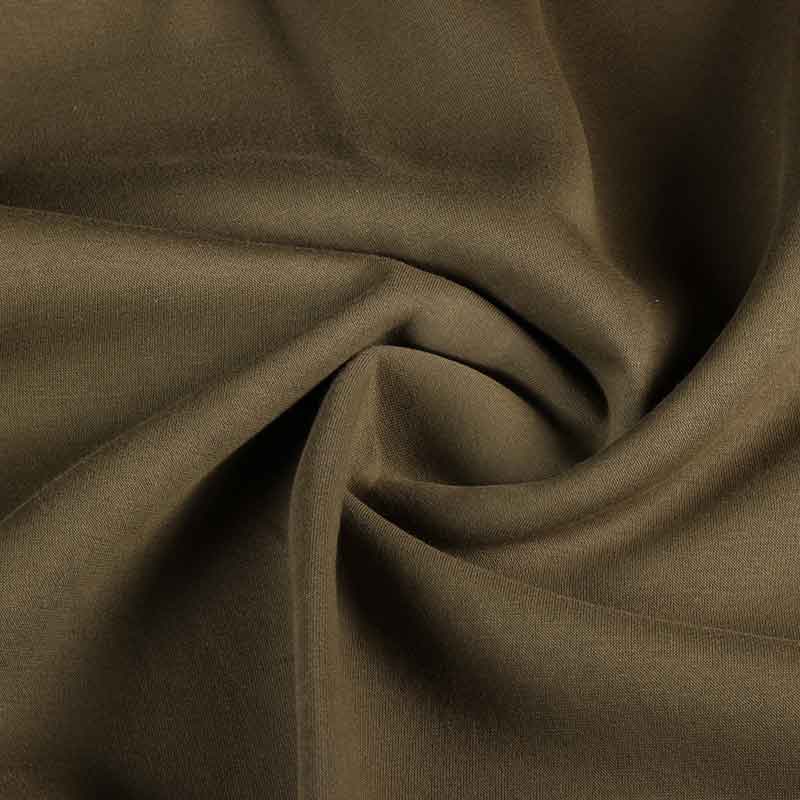 Tissu jogging sweat brossé army