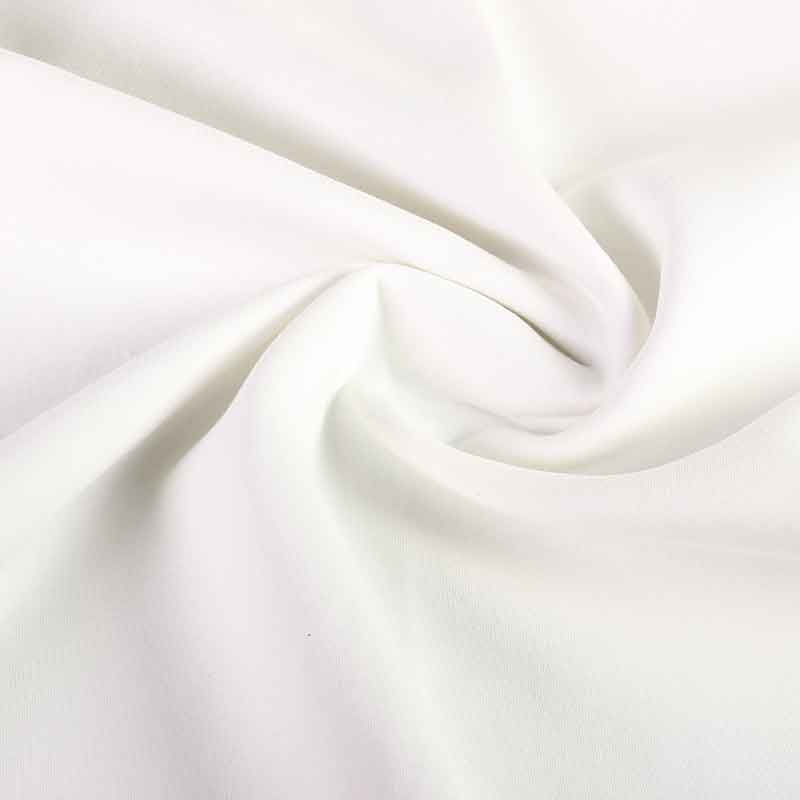 Tissu jogging sweat brossé écru