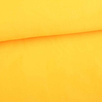 Tissu fleece deluxe jaune
