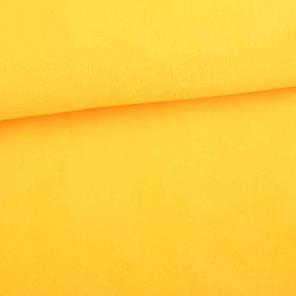 Tissu fleece deluxe jaune