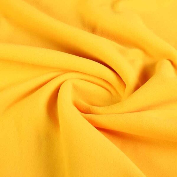Tissu fleece deluxe jaune