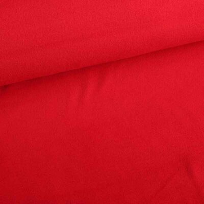 Tissu fleece deluxe rouge