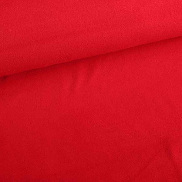 Tissu fleece deluxe rouge