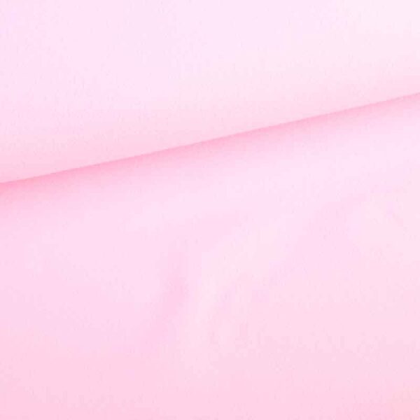 Tissu fleece deluxe rose bébé