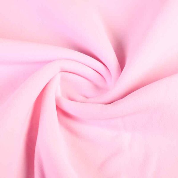 Tissu fleece deluxe rose bébé