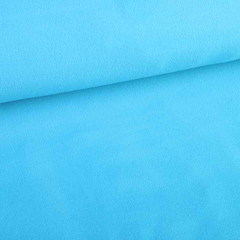 Tissu fleece deluxe aqua
