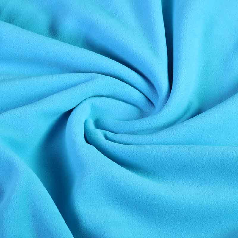 Tissu fleece deluxe aqua