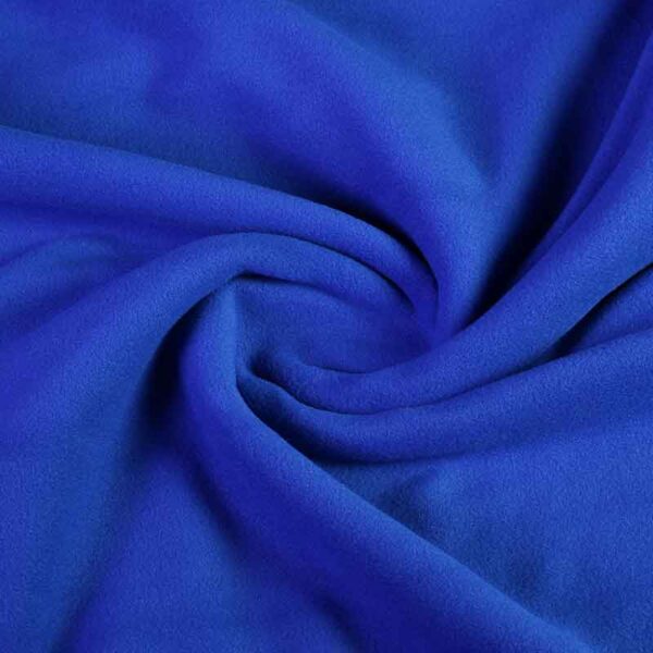 Tissu fleece deluxe cobalt
