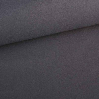 Tissu fleece deluxe anthracite