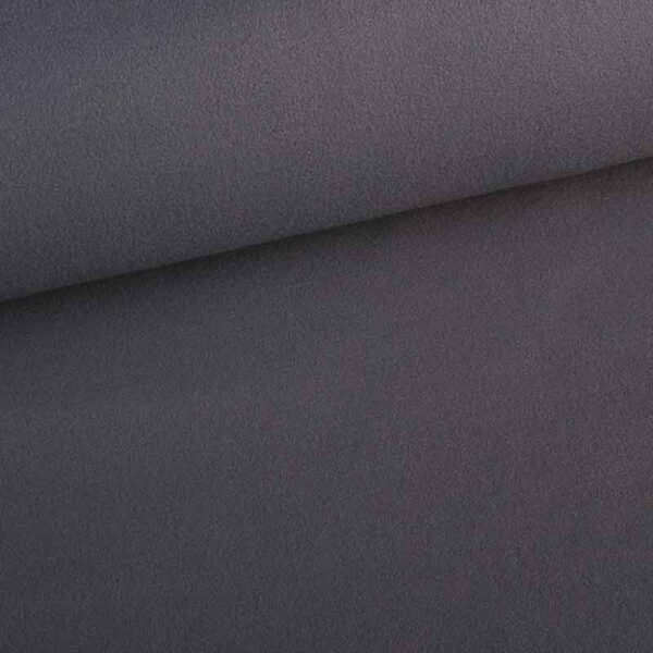 Tissu fleece deluxe anthracite