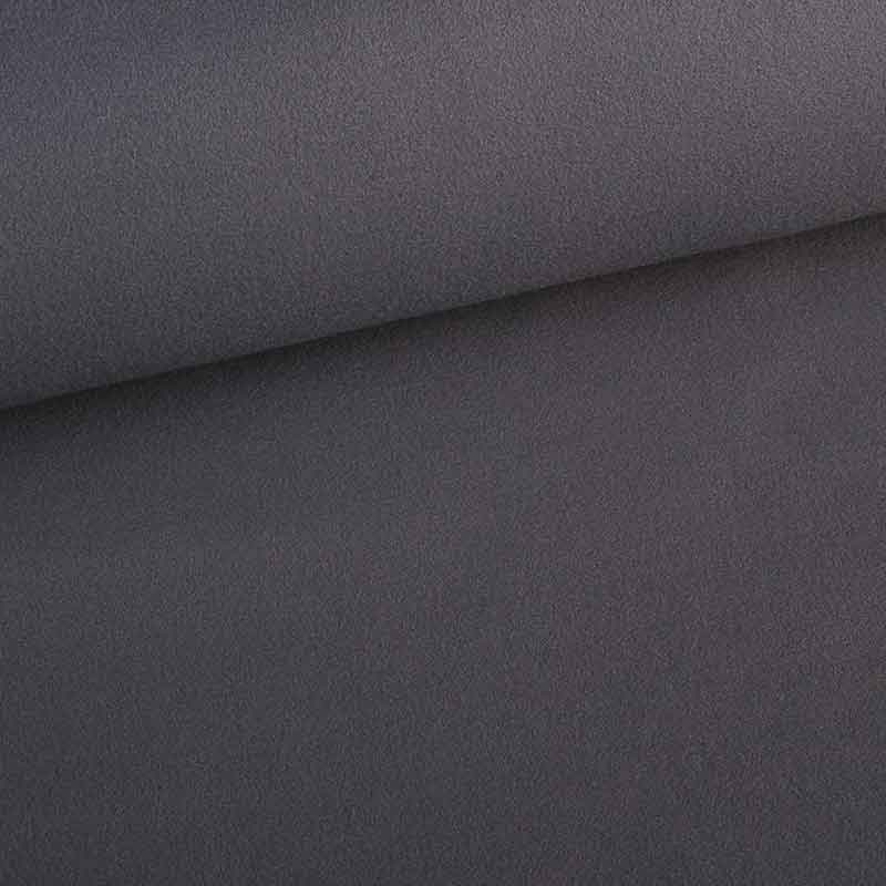 Tissu fleece deluxe anthracite
