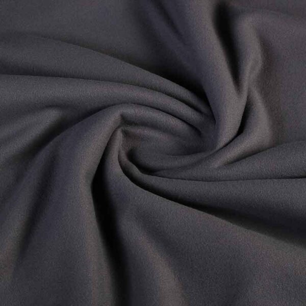 Tissu fleece deluxe anthracite