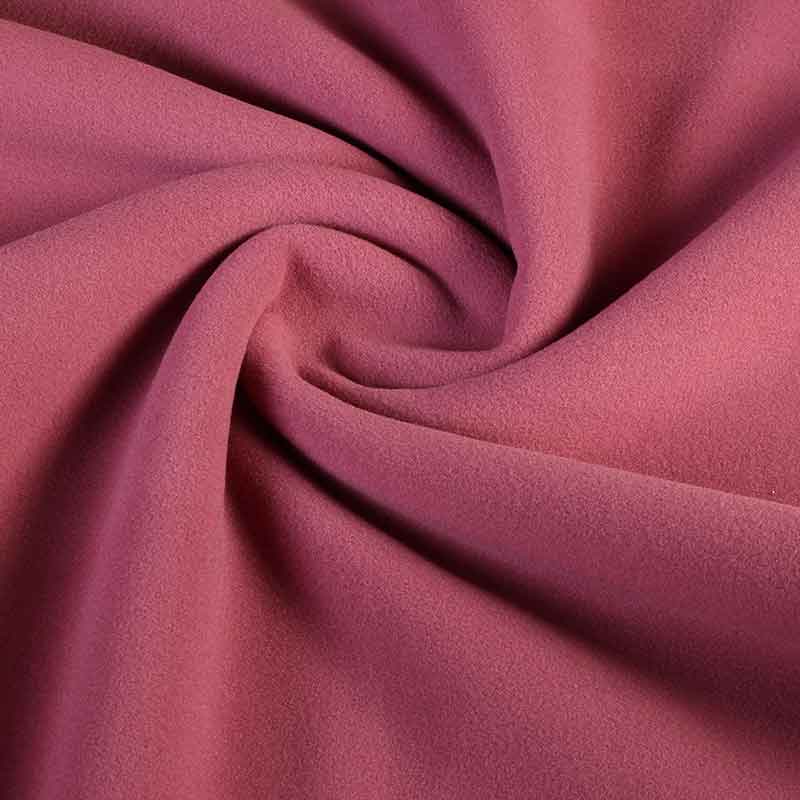 Tissu fleece deluxe rose poudré foncé