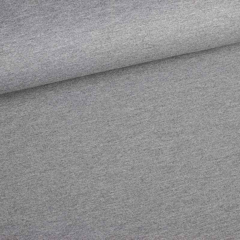 Tissu Punta di Roma deluxe gris mélange