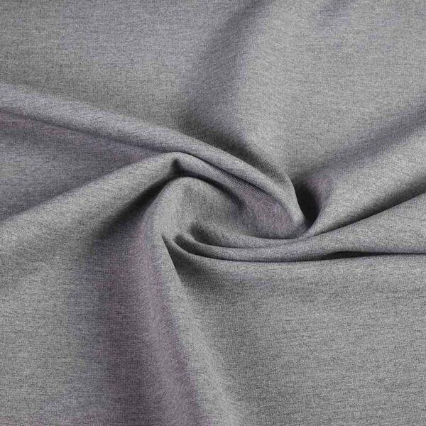 Tissu Punta di Roma deluxe gris mélange