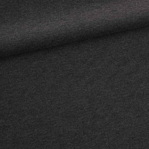 Tissu Punta di Roma deluxe anthracite chiné