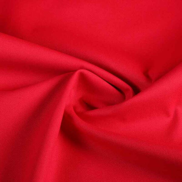 Tissu canvas rouge