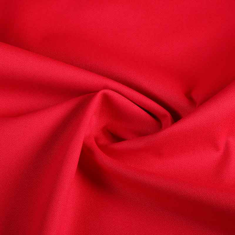 Tissu canvas rouge