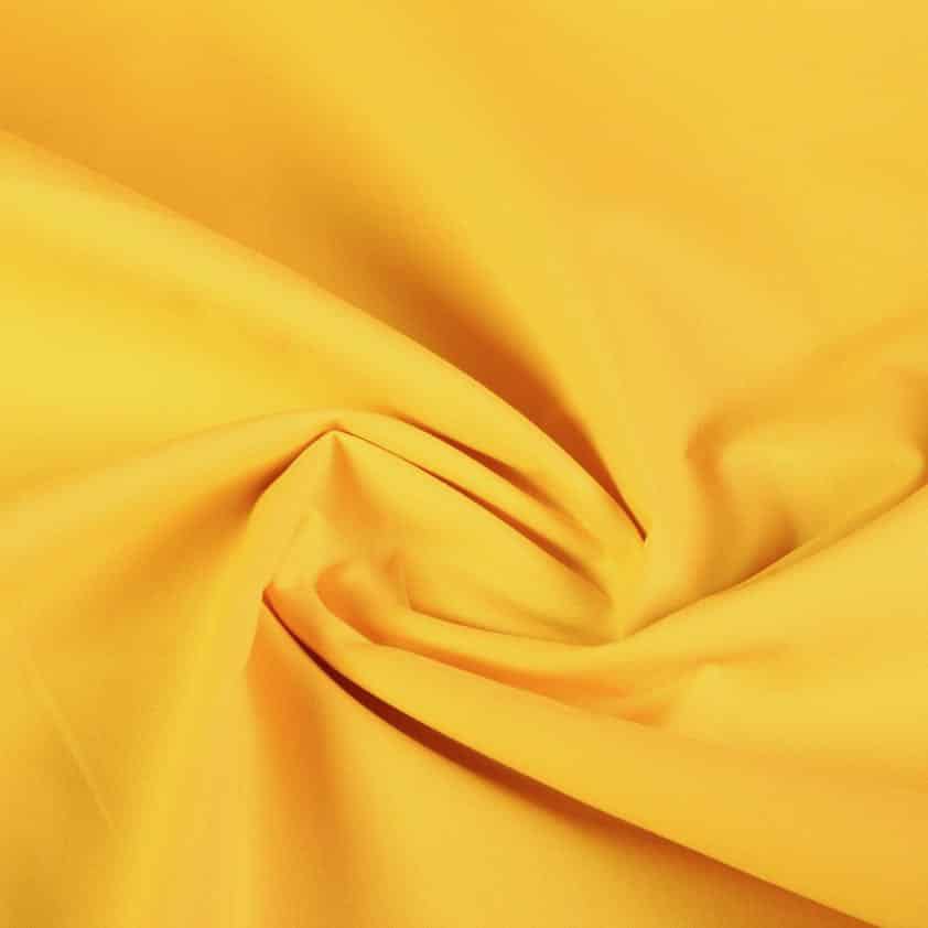 Tissu à draps coton double largeur jaune