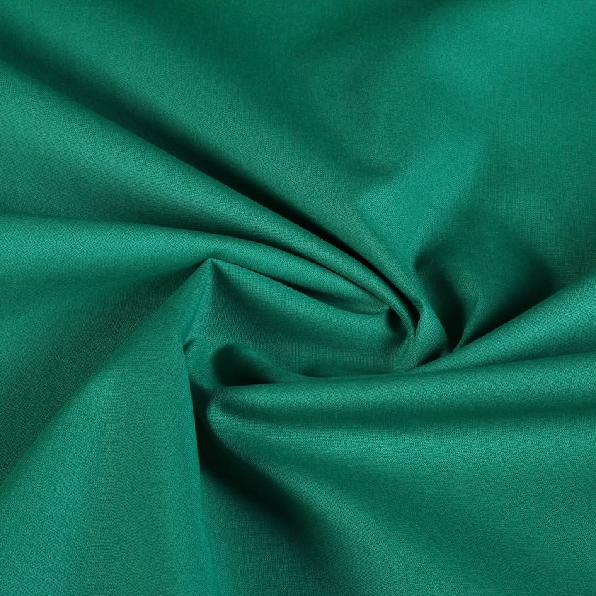 Tissu de lit coton double largeur vert