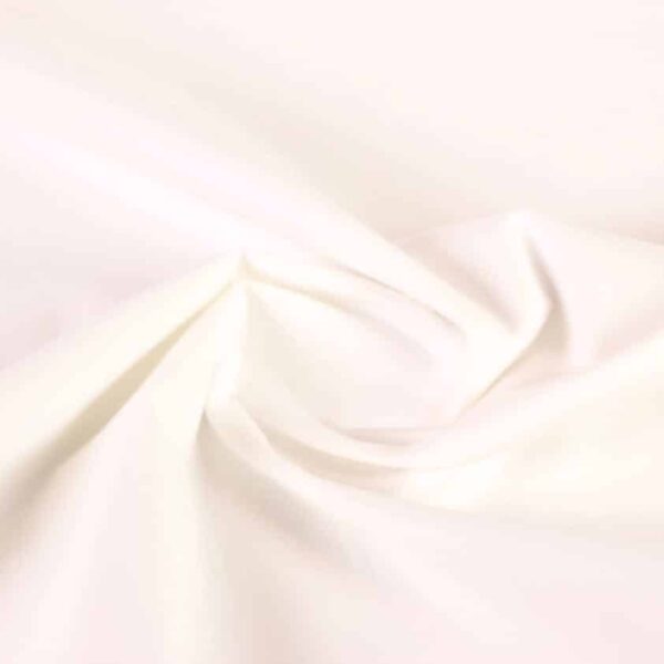 Tissu coton tissé blanc