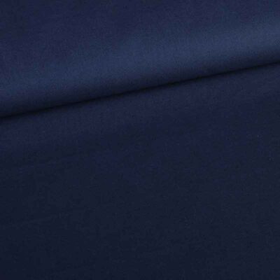 Tissu coton tissé navy