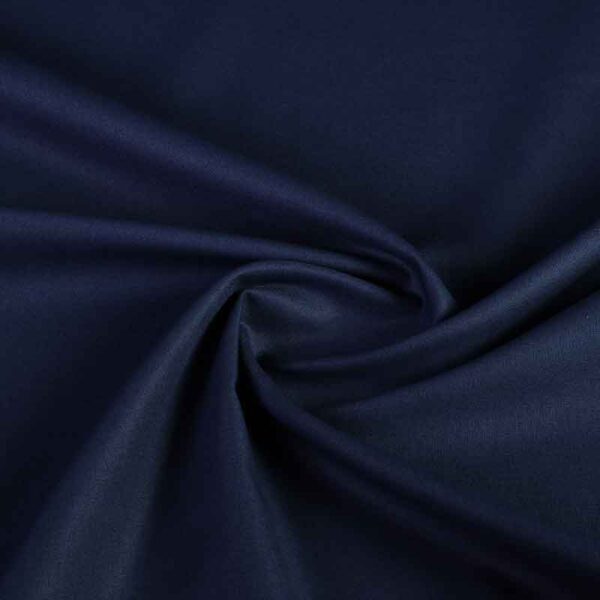 Tissu coton tissé navy