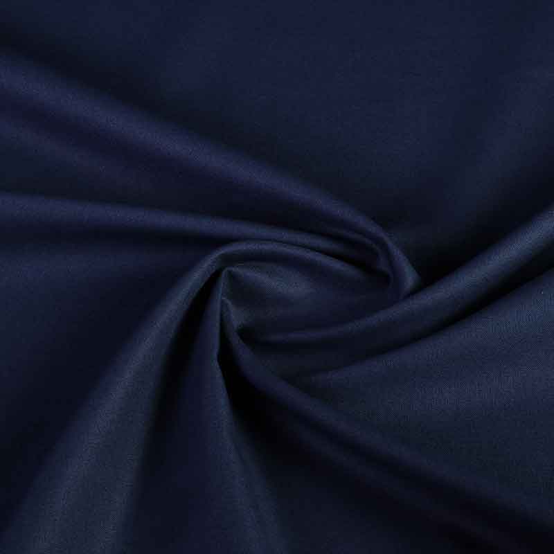 Tissu coton tissé navy